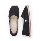 Jet Black Espadrilles Unisex view from top