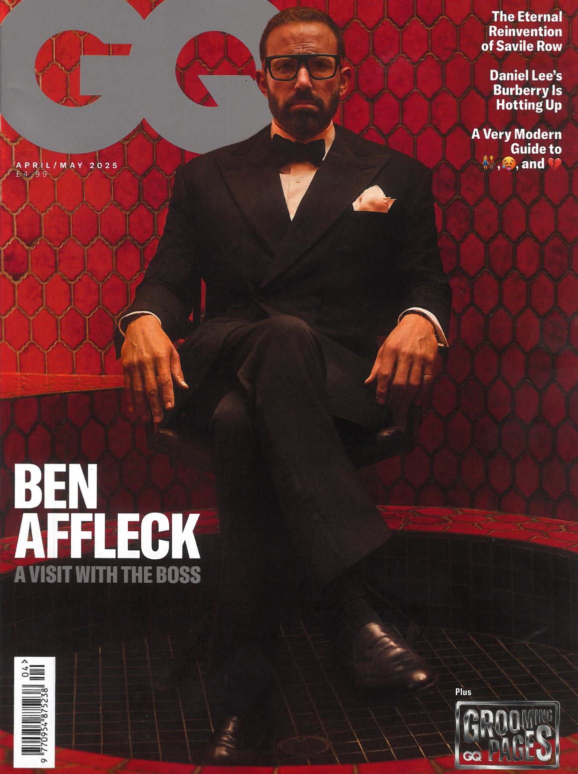 GQ UK magazine cover with Ben Affleck May 2025
