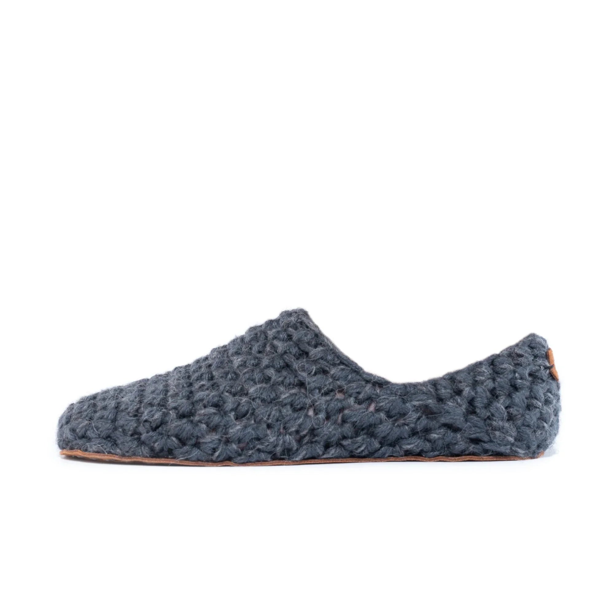 Charcoal Gray Original Slippers by Kingdom of Wow_side view