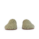 Green_original wool slippers by Kingdom of Wow_front view