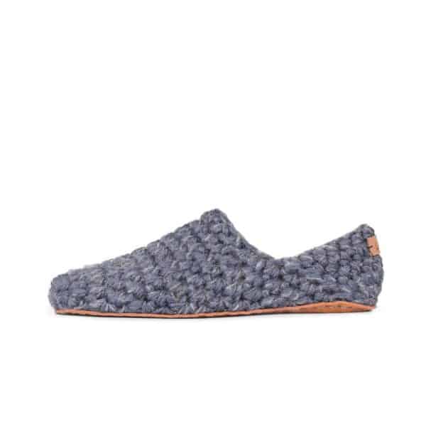 Charcoal Gray Original Bamboo Wool Slippers for Men and Women