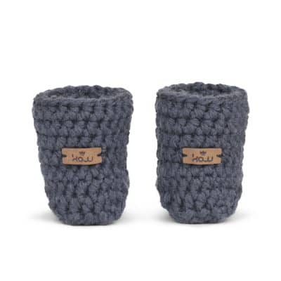 Charcoal Bamboo Baby Booties | Newborn 0 – 4 mths