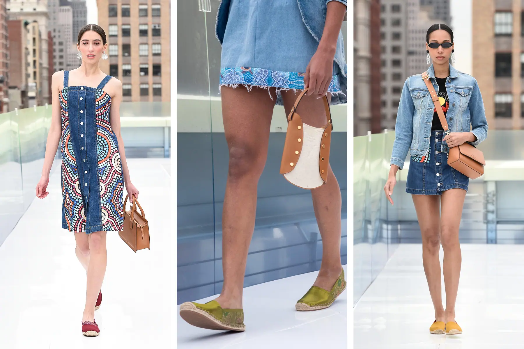 Espadrilles at the catwalk at New York Fashion Week