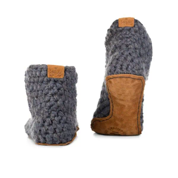 Extra Chunky Bamboo Wool Slippers by Kingdom of Wow